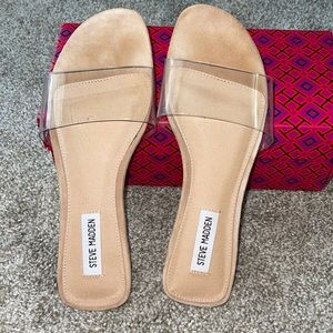 Steve Madden clear sandals